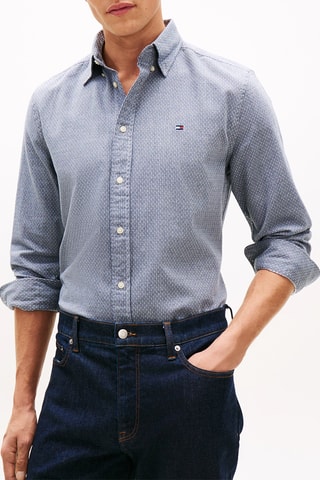 Chemise regular - Bleu cobalt