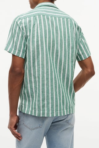 Chemise regular en lin - Vert clair