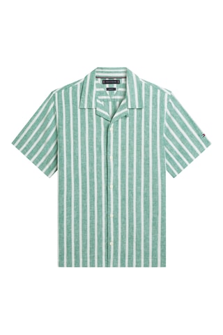 Chemise regular en lin - Vert clair