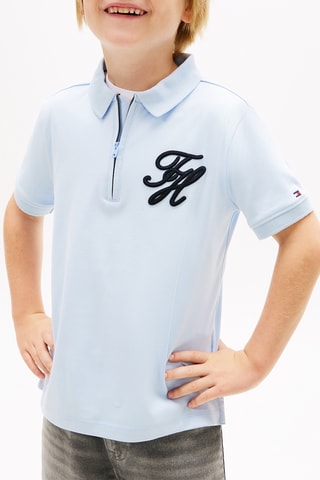 Polo regular - Bleu