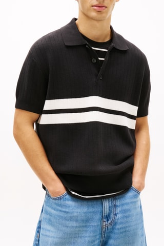 Polo regular - Noir
