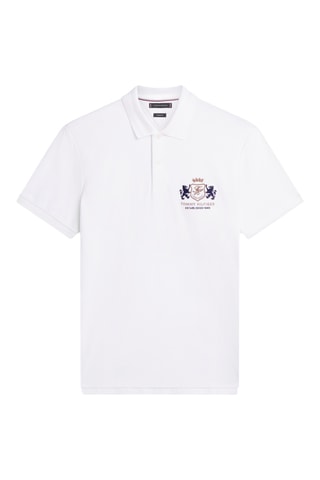 Polo regular - Blanc