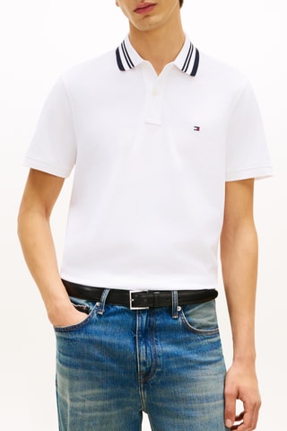 Polo regular - Blanc