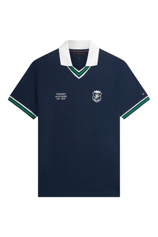 Polo relaxed - Bleu marine