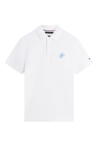 Polo regular en coton biologique - Blanc
