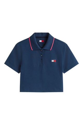 Polo court - Bleu marine
