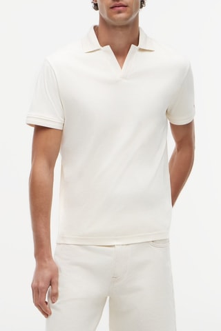 Polo regular - Ivoire