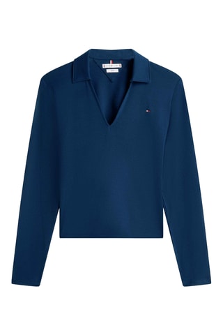 Polo slim - Bleu marine
