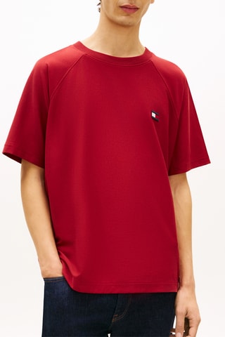 T-shirt relaxed - Rouge