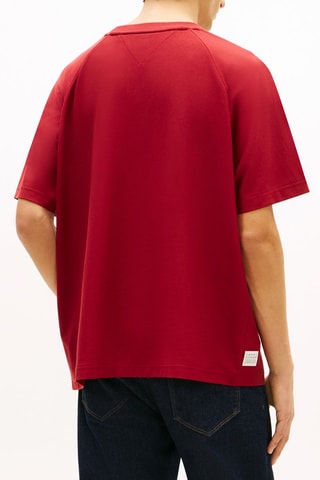 T-shirt relaxed - Rouge