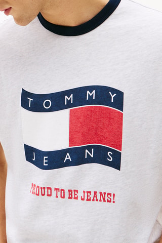 T-shirt regular - Gris clair chiné