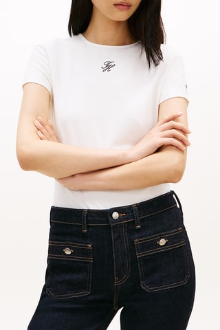 T-shirt slim - Ecru