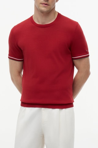 T-shirt regular - Rouge