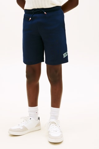 Short wide legs - Bleu nuit et vert clair