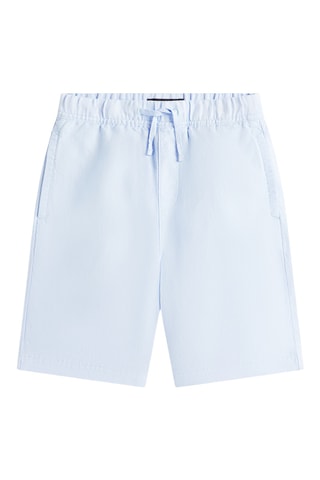 Bermuda relaxed en lin - Bleu