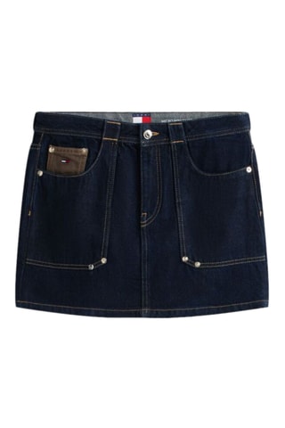 Minijupe en jean - Bleu marine
