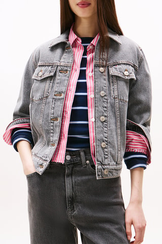 Veste en jean - Gris