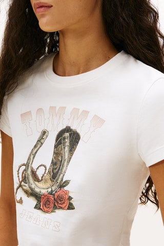 T-shirt slim - Blanc