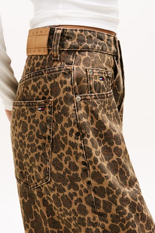 Jean loose taille haute - Beige