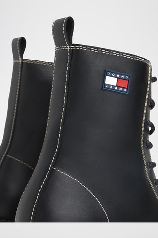 Bottines en cuir - Noir