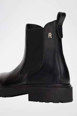Bottines Chelsea en cuir - Noir