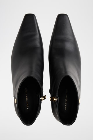 Bottines en cuir nappa - Noir