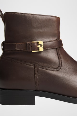 Bottines en cuir - Marron