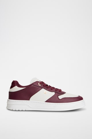 Baskets en cuir - Bordeaux