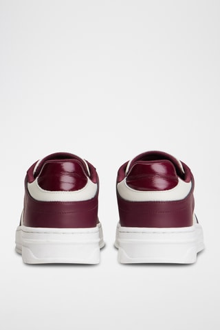 Baskets en cuir - Bordeaux