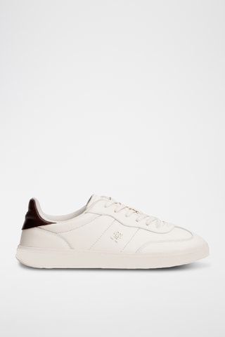 Baskets en cuir nappa - Ecru