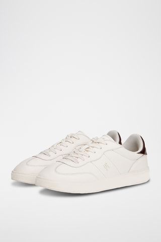 Baskets en cuir nappa - Ecru