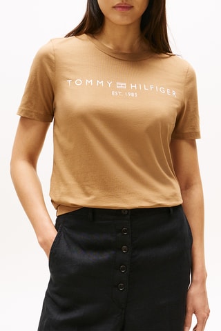 T-shirt regular - Marron clair
