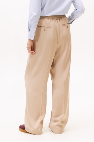 Pantalon taille haute - Beige