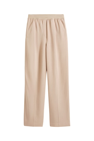 Pantalon taille haute - Beige