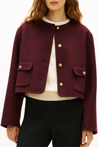 Veste en laine - Bordeaux