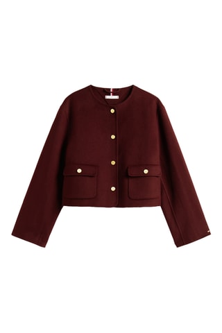 Veste en laine - Bordeaux