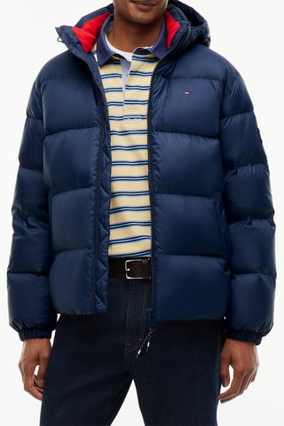Doudoune à capuche - Bleu foncé