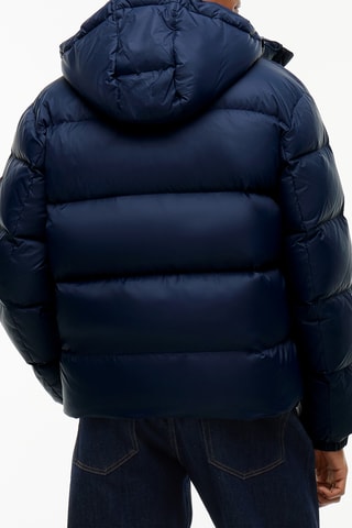 Doudoune à capuche - Bleu foncé