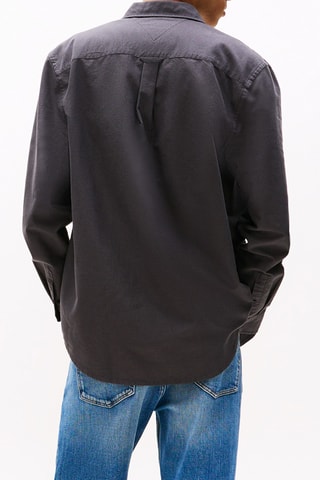 Chemise regular - Noir chiné