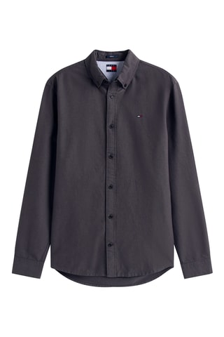Chemise regular - Noir chiné