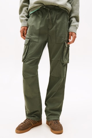 Pantalon cargo - Vert foncé