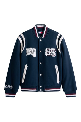 Bomber en laine - Bleu marine