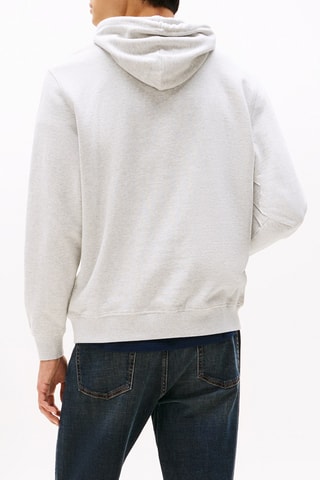 Sweat à capuche - Gris clair chiné