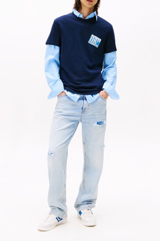 T-shirt regular - Blue marine