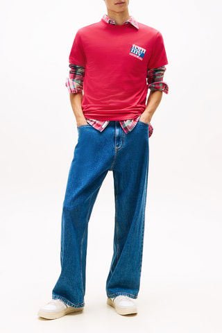 T-shirt regular - Rouge