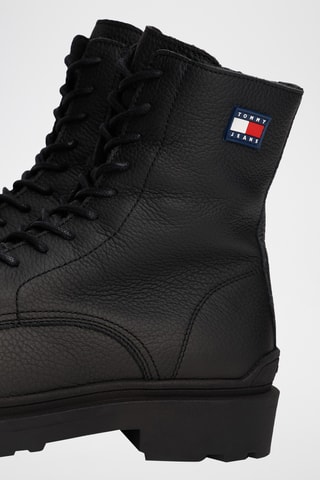 Boots en cuir - Noir