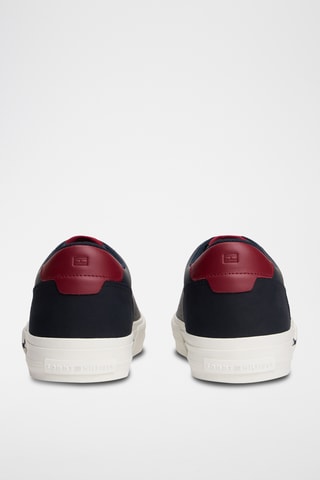 Baskets en cuir nappa - Bleu marine
