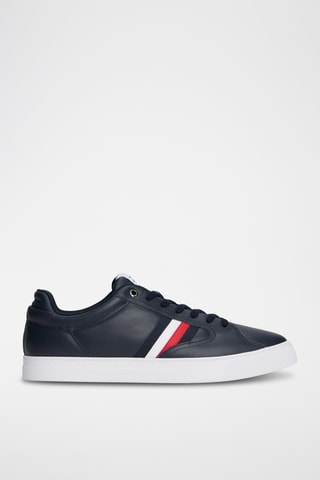 Baskets en cuir nappa - Bleu nuit