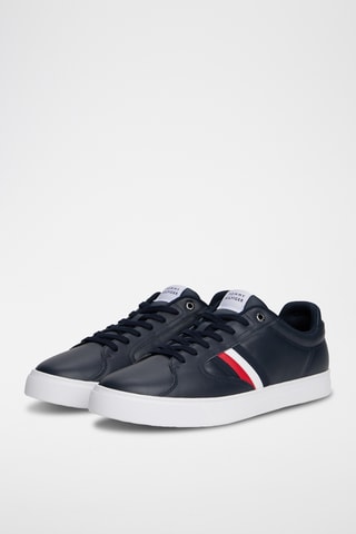 Baskets en cuir nappa - Bleu nuit