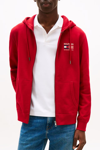 Sweat à capuche - Rouge